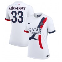 Paris Saint-Germain Warren Zaire-Emery #33 Bortedrakt Dame 2024-25 Kortermet